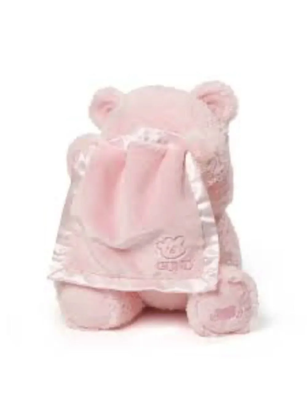 BABY GUND Animated Pink Peek A Boo My First Teddy Bear Plush